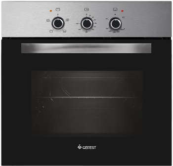Духовой шкаф Gefest Газовый ДГЭ 601-01 Н1 нержавеющая сталь