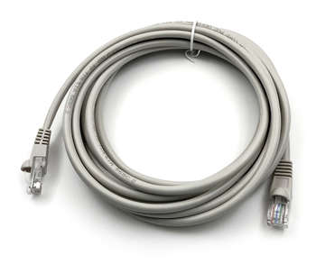 Патч-корд BURO UTP-5E-5M-G UTP 4 пары cat.5E CCA molded 5м серый RJ-45