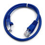 Патч-корд BURO UTP 4 пары cat.5E CCA molded 0.5м голубой RJ-45