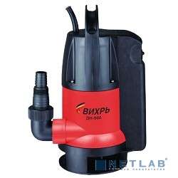 Садовый насос ВИХРЬ ДН-900  [68/2/3]  Дренажный насос { 900 вт, глуб-8 м, max-15,5 м/час, частицы-35 мм }