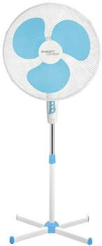 Вентилятор SCARLETT напольный SC-SF111B23 40Вт скоростей:3 голубой/белый