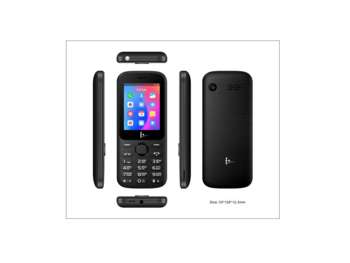 Сотовый телефон F+ F257 Black F257 Black