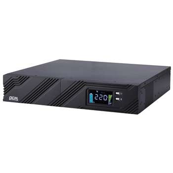 Источник бесперебойного питания Powercom SMART KING PRO+, SPR-2000 LCD { Line-Interactive, 2000VA / 1400W, Rack/Tower, IEC, Serial+USB, SmartSlot}
