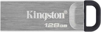 Flash-носитель Kingston Флеш Диск 128GB DataTraveler Kyson DTKN/128GB USB3.2 серебристый/черный