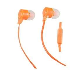 Наушники Perfeo внутриканальные c микрофоном HANDY оранжевые PF-HND-ORG [PF_B4221]