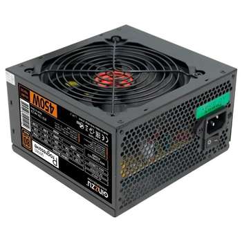 Блок питания GINZZU PB450 12CM 80+ black,APFC,20+4p,1 PCI-E, 4*SATA, 2*IDE, OEM