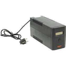 Источник бесперебойного питания EXEGATE EP212515RUS ИБП Power Smart ULB-600 LCD <600VA, Black, 2 евророзетки, USB>