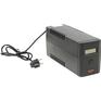 Источник бесперебойного питания EXEGATE EP212515RUS ИБП Power Smart ULB-600 LCD <600VA, Black, 2 евророзетки, USB>