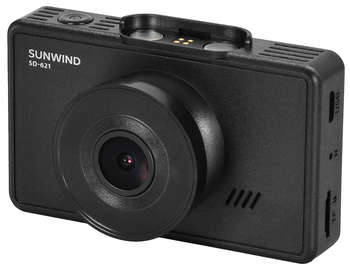 Автомобильный видеорегистратор SUNWIND Видеорегистратор SD-621 черный 2Mpix 1080x1920 1080p 160гр. GPCV1167B