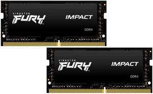 Оперативная память Kingston 64GB 3200MHz DDR4 CL20 SODIMM FURY Impact KF432S20IBK2/64