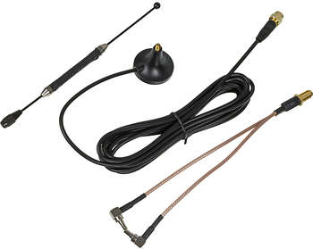 Беспроводное сетевое устройство NONAME Антенна DS-4G30-150RG174SMAMM3M+2CRC9 3м многодиапазонная черный