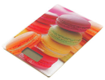 Кухонные весы SUNWIND Весы кухонные электронные SWS101 макс.вес:5кг рисунок/печенье