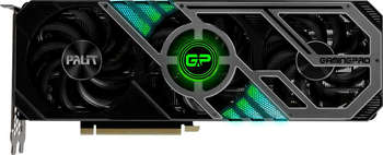 Видеокарта Palit RTX 3080 10240Mb 320 GAMINGPRO GDDR6X 1440/19000 HDMIx1 DPx3 HDCP Ret NED3080019IA-132AA