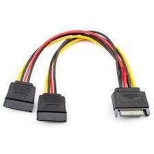 Кабель ATCOM Sata power - 2 x Sata power 0.2 м