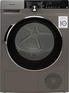 Сушильная машина Weissgauff WD 599 DC Inverter Heat Pump Silver кл.энер.:B макс.загр.:8кг серебристый (427775)
