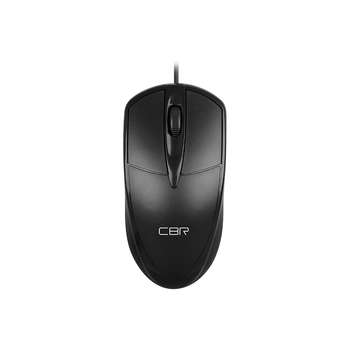 Мышь CBR CM 120 Black USB, офисн., оптич., 1000 dpi, 3 кн., 1,8 м