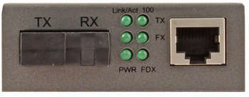 Медиаконвертер OSNOVO OMC-100-11S5a