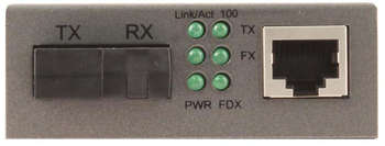 Медиаконвертер OSNOVO OMC-100-11S5b