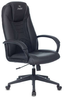 Игровое кресло ZOMBIE Кресло игровое 8 черный экокожа крестов. пластик