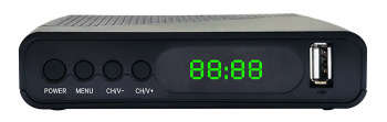 Спутниковый ресивер HYUNDAI H-DVB500 черный DVB-T2