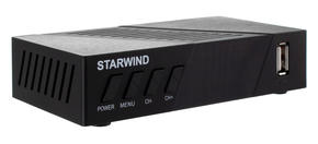 Спутниковый ресивер STARWIND DVB-T2 CT-140 черный