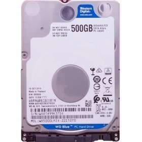 Жесткий диск HDD Western Digital 500Gb WD Scorpio Blue  {SATA 6Gb/s, 5400 rpm, 128Mb buffer}