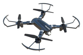 Квадрокоптер HIPER HQC-0031 Paladin FPV 0.3Mpix 480р WiFi ПДУ черный/серый