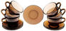Посуда NONAME Сервиз чайный Симпли Эклипс  стекло коричневый