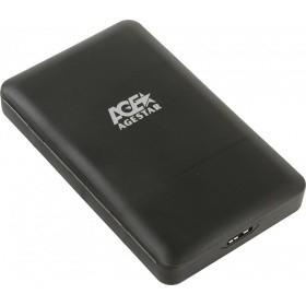 Бокс для HDD AgeStar 3UBCP3  USB 3.0 Внешний корпус 2.5" SATAIII HDD/SSD USB 3.0, пластик, черный, безвинтовая конструкция