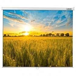 Экран LUMIEN Eco Picture LEP-100105 Настенный 160х160 см, Matte White восьмигранный корпус, возможность потолочн./настенного крепления, уровень в комплекте, 1:1