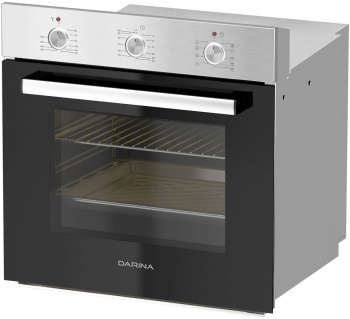 Духовой шкаф DARINA 0U5 BDE 112 705 X нержавеющая сталь/стекло черное 000059088