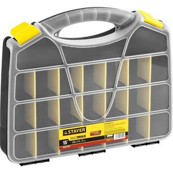 Сумка для инструментов STAYER Органайзер SPACE-15, пластиковый, 15", [38038-15_z01]