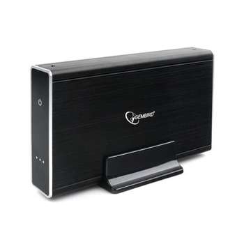 Бокс для HDD Gembird EE3-U3S-80 Внешний корпус 3.5" чёрный, USB 3.0, SATA, HDD/SSD, до 10 Тб, алюминий