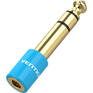 Кабель Vention Переходник mini Jack 3.5 mm F/Jack 6.5 mm M