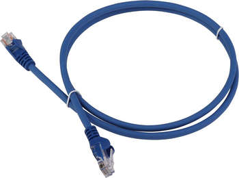 Патч-корд LANMASTER LAN-PC45/U5E-10-BL UTP RJ-45 вил.-вилка RJ-45 кат.5E 10м синий LSZH