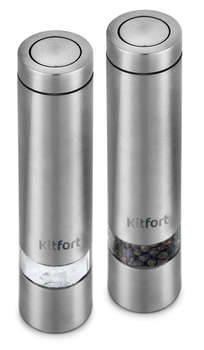 Кофемолка KITFORT КТ-770 150Вт сист.помол.:жернова вместим.:160гр нержавеющая сталь