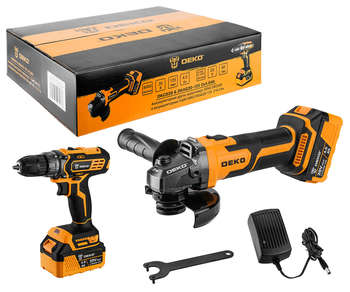 Набор электроинструмента DEKO DKCD20/DKAG20-125  в компл.:2инструм.