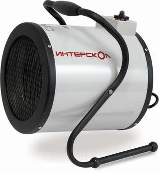 Тепловентилятор Интерскол Тепловая пушка электрическая ТПЭ-3 серый/черный
