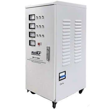 Стабилизатор напряжения RUCELF SDV-3-15000 15кВА трехфазный белый