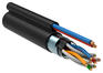 Кабель медный ITK Кабель информационный LC3-C5E04-379 кат.5E FTP 4 пары 24AWG LDPE внешний 305м черный