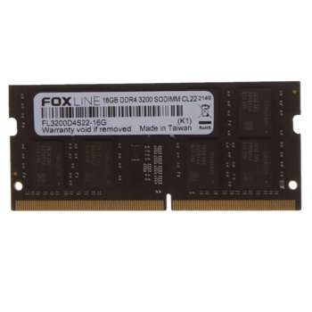 Оперативная память Foxline SODIMM 16GB 3200 DDR4 CL22