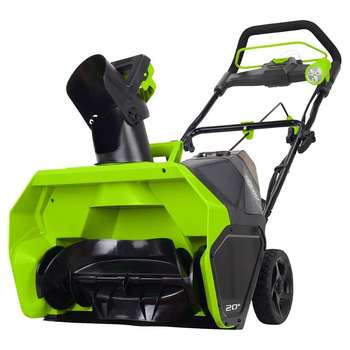 Снегоуборщик GREENWORKS аккумуляторный GD40ST {40V, 51 см, бесщеточный, без АКБ и ЗУ}