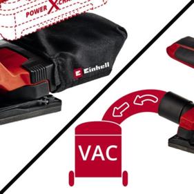 Шлифмашина вибро EINHELL Вибро шлифовальная машина PXC TC-OS 18/187 Li- Solo