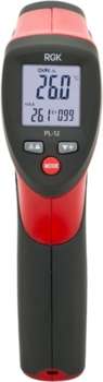 Измерительный тепловизор RGK Пирометр PL-12 красный/черный