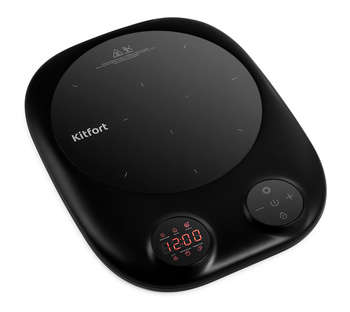 Настольная плита KITFORT Плита Индукционная КТ-145 черный стеклокерамика