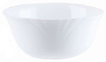 Посуда NONAME Салатник Кадикс 0.356л. 12см. круглая стекло белый