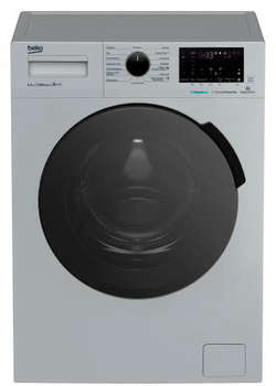 Стиральная машина BEKO WSPE6H616S класс: A загр.фронтальная макс.:6.5кг серебристый инвертор