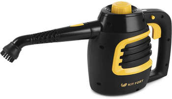 Парогенератор KITFORT Пароочиститель ручной КТ-930 900Вт черный/оранжевый