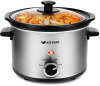 Мультиварка KITFORT Медленноварка КТ-206 2.5л 160Вт серебристый/черный