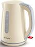 Чайник/Термопот BOSCH TWK7507 1.7л. 2200Вт бежевый/серый